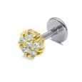 Round CZ Tragus Piercing TRP-2426